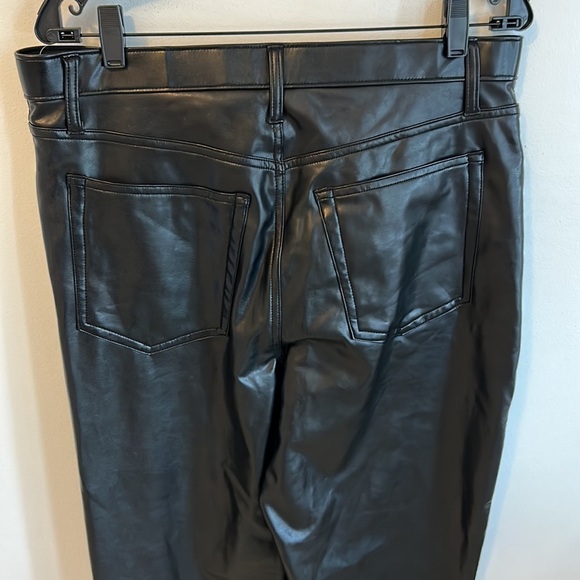 Abercrombie & Fitch Curve Love 90’s Straight Faux Leather Pants - Picture 7 of 11
